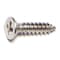 Midwest Fastener Sheet Metal Screw, #4 x 1/2 in, 18-8 Stainless Steel Flat Head Phillips Drive, 100 PK 05151 - alternate 1